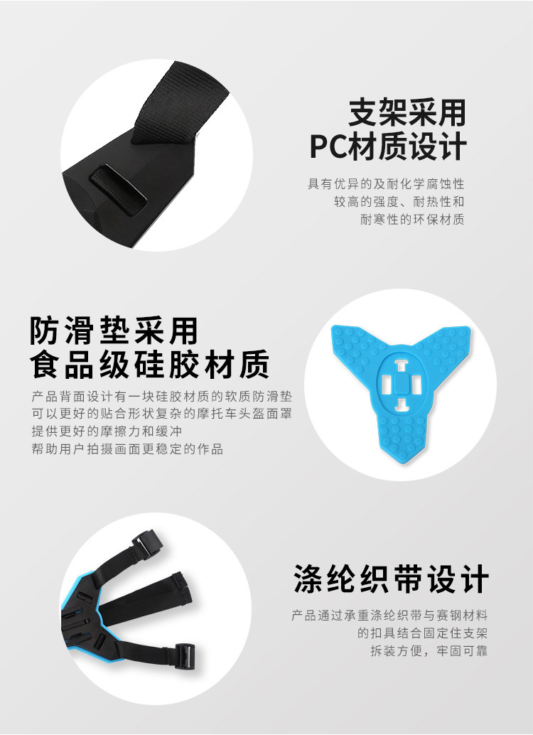 Telesin GP-HBM-MT7 頭盔相機支架 圖文描述 05