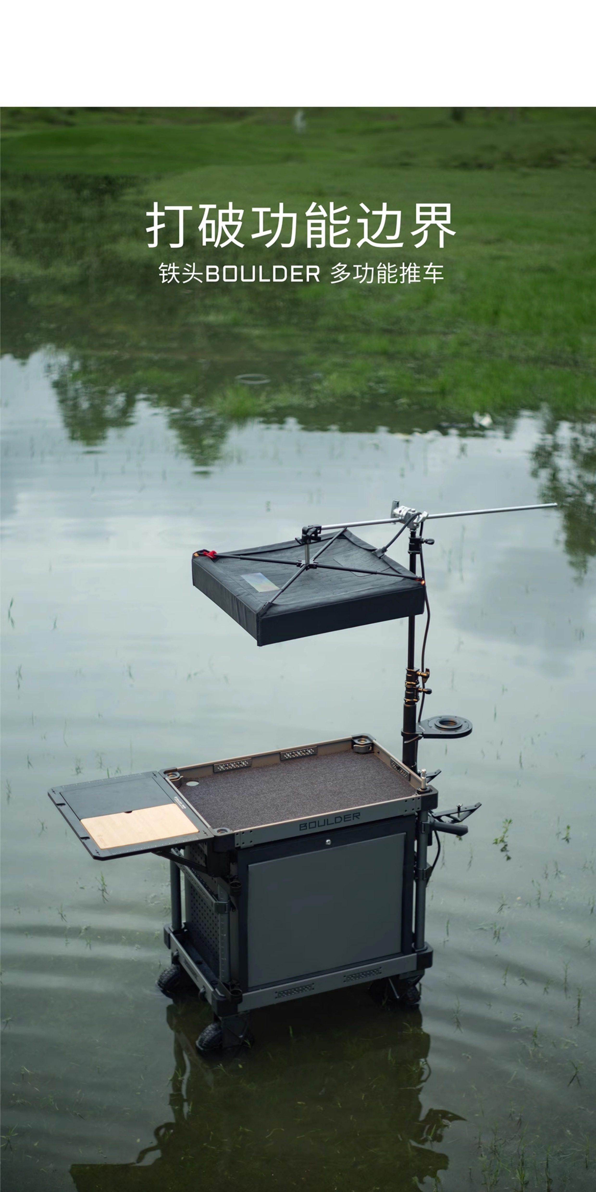 Tilta 鐵頭 TC-T01-B-G Boulder 36" Camera Cart Base Model 攝影工作車（灰色） 圖文描述 22