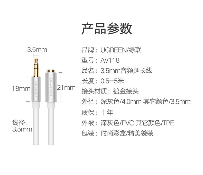 Ugreen AV118 2M 圖文描述 11