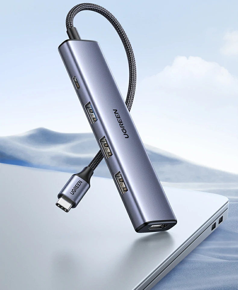Ugreen 綠聯 CM478 Revodok 105 USB-C Hub 5合1多功能轉接器圖文描述 02