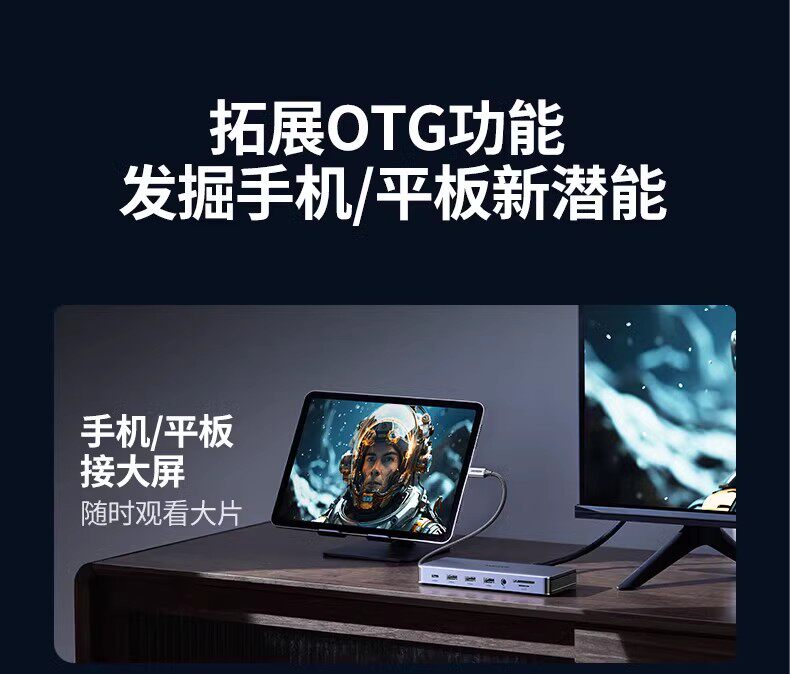 Ugreen 綠聯 CM681 Revodok Pro 313 USB-C Docking Station 13合1多功能轉接器圖文描述 19