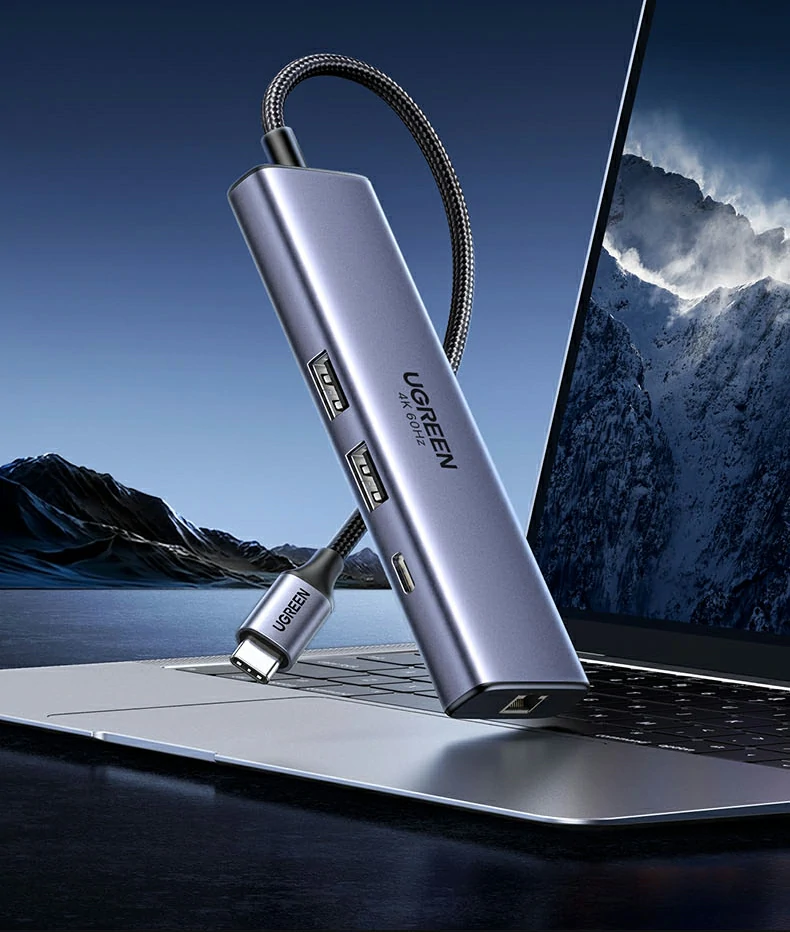 Ugreen 綠聯 CM512 USB-C Hub 6合1多功能轉接器圖文描述 02