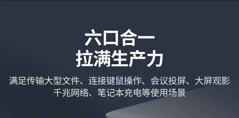 Ugreen 綠聯 CM512 USB-C Hub 6合1多功能轉接器圖文描述 05