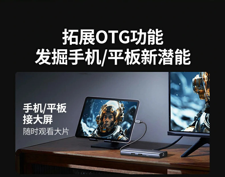Ugreen 綠聯 CM512 USB-C Hub 6合1多功能轉接器圖文描述 23