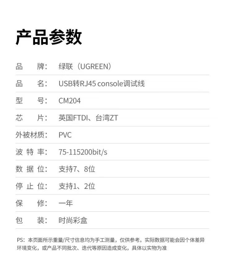 Ugreen CM204 1.5M 圖文描述 19