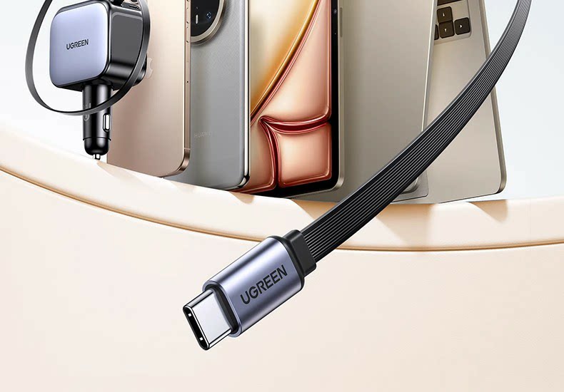 Ugreen 綠聯 Nexode 145W 伸縮線車充電器圖文描述 36