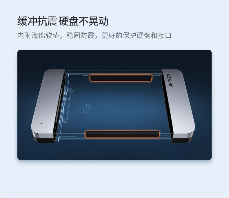 Ugreen 綠聯 CM300 USB-C 2.5" SATA HDD / SSD Enclosure 硬碟盒 圖文描述 03