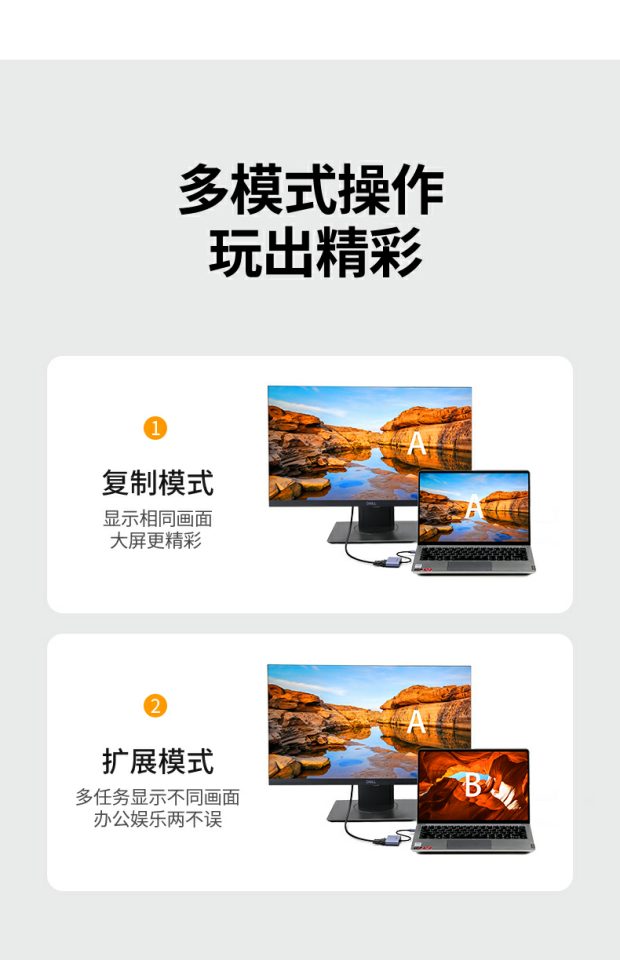 Ugreen 綠聯 CM449 USB-A 3.0 to HDMI / VGA Adapter 轉接器 圖文描述 09