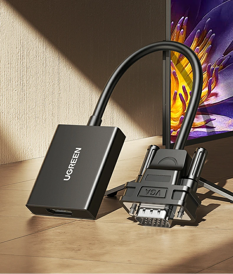 Ugreen 綠聯 CM513 VGA to HDMI Adapter with Audio 轉接器 圖文描述 02
