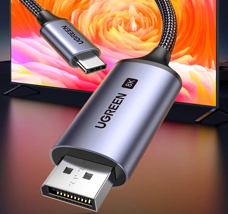 Ugreen 綠聯 CM556 USB-C to DisplayPort 1.4 Cable 8K 2M 圖文描述 02