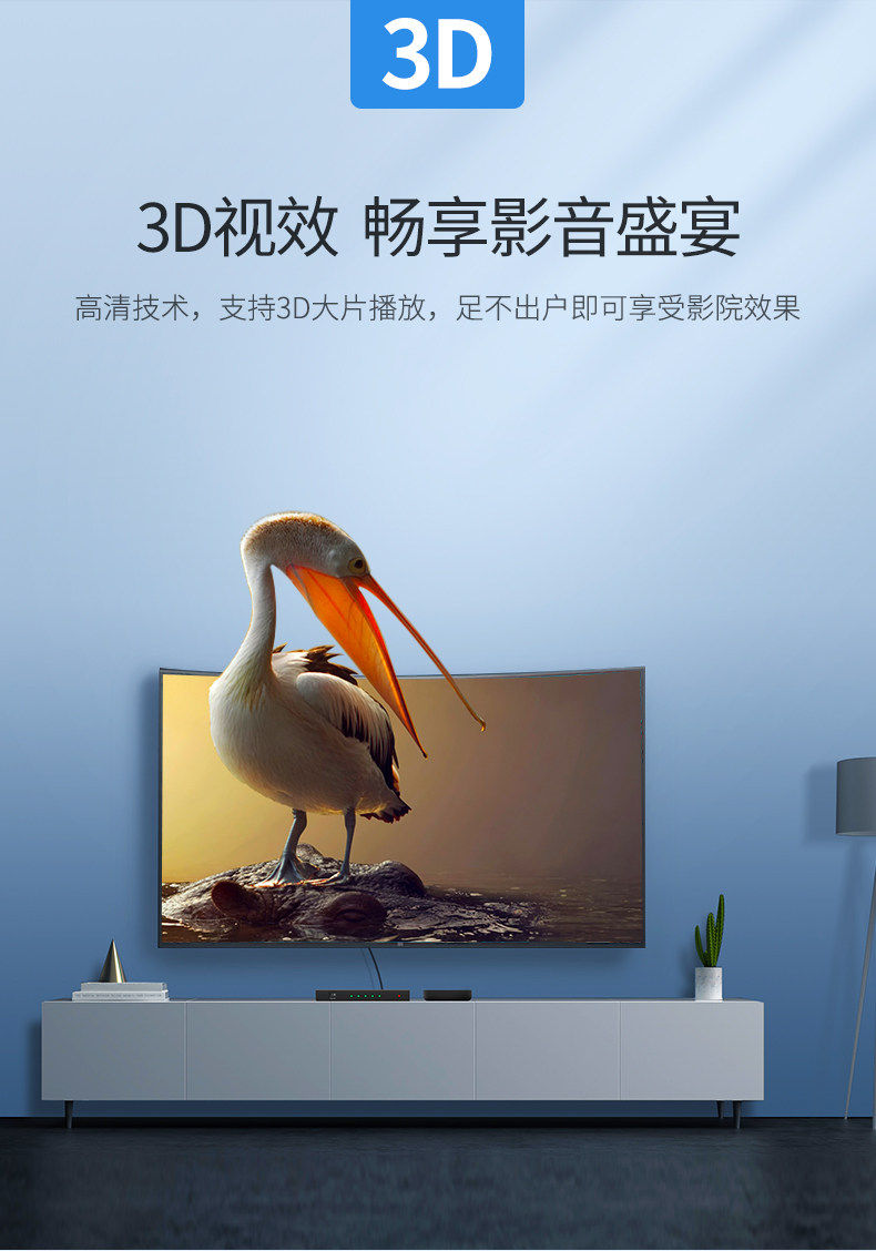 Ugreen 綠聯 CM620 HDMI Splitter 1 In 4 Out 分配器（英規） 圖文描述 04