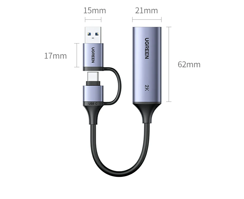 Ugreen 綠聯 CM629 HDMI to USB-C / USB-A Video Capture Card 影像擷取卡 圖文描述 29