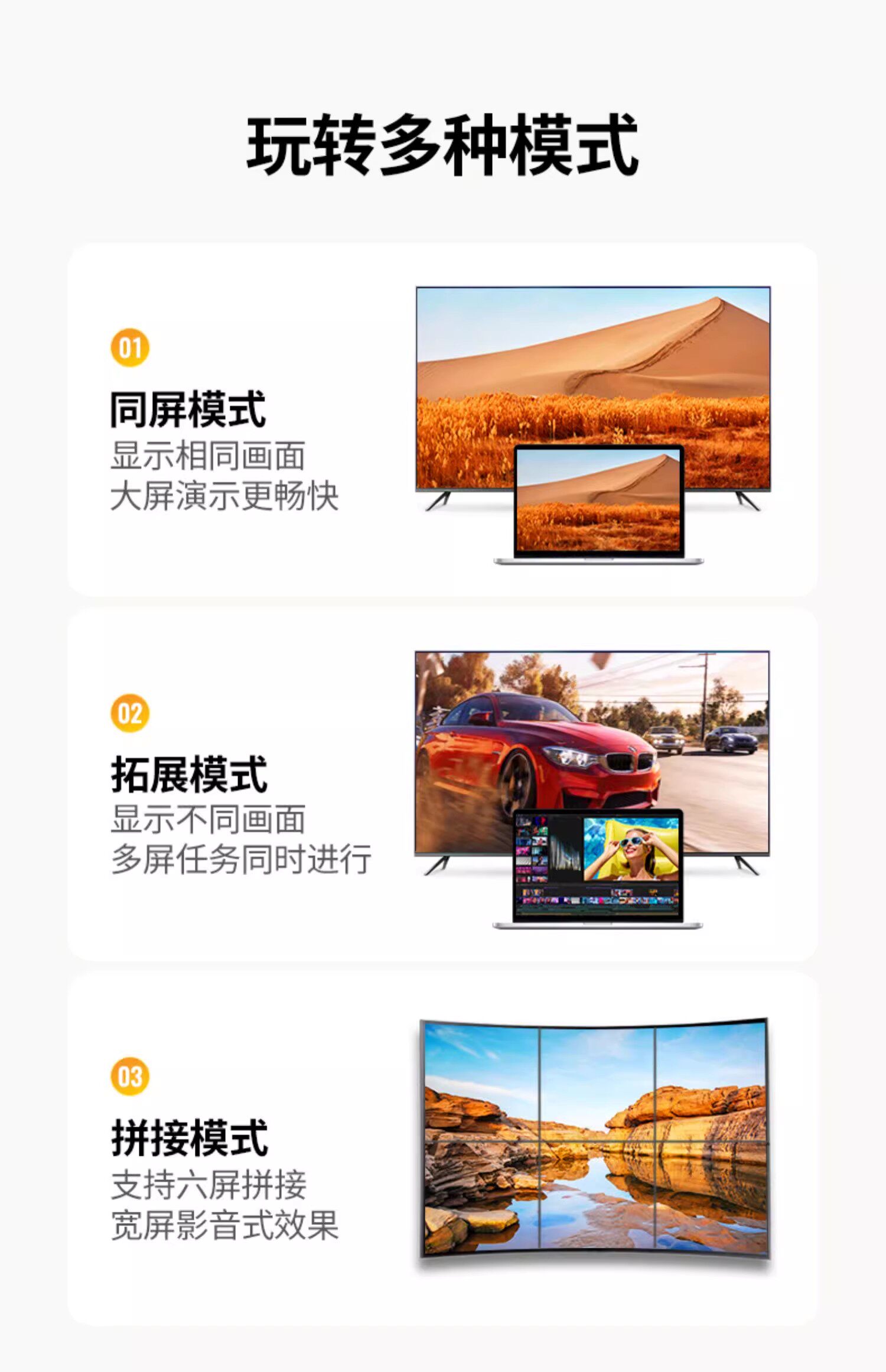 Ugreen 綠聯 DP119 DisplayPort to HDMI Cable 4K 3M 圖文描述 11
