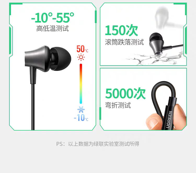 Ugreen 綠聯 EP105 USB-C 入耳式耳機 圖文描述 17