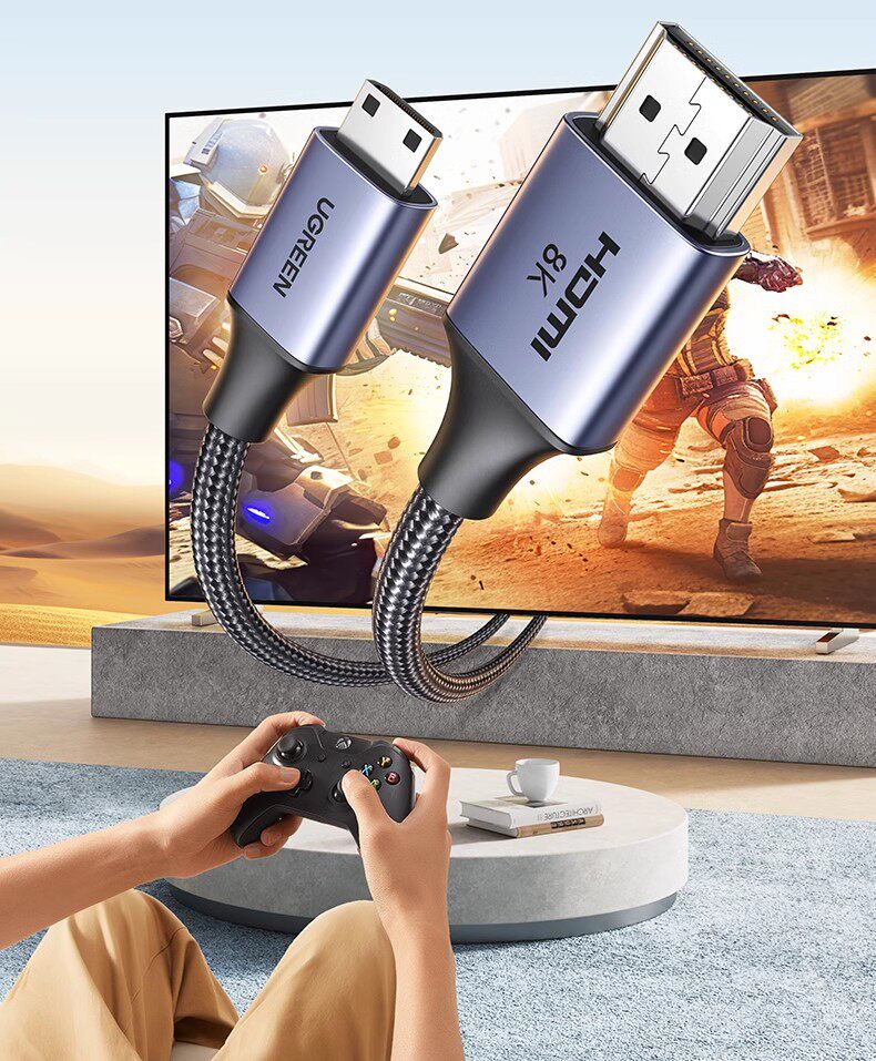 Ugreen 綠聯 HD163 Mini HDMI to HDMI 2.1 Cable 8K 2M 圖文描述 02