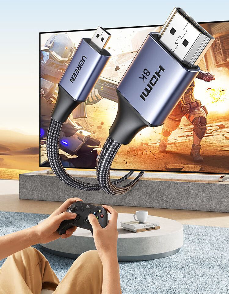 Ugreen 綠聯 HD164 Micro HDMI to HDMI 2.1 Cable 8K 2M 圖文描述 05