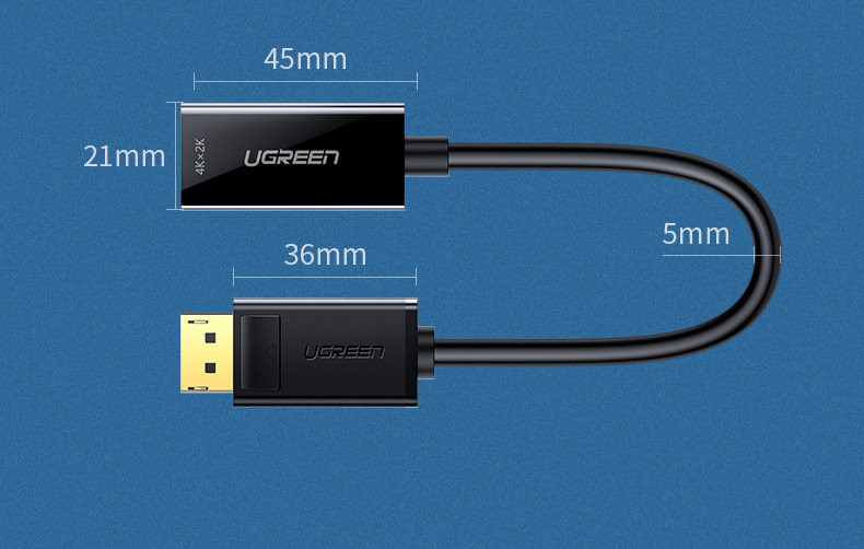 Ugreen 綠聯 MM137 DisplayPort to HDMI Adapter 轉接器 圖文描述 14