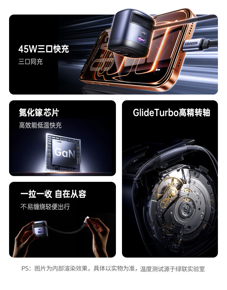 Ugreen 綠聯 Nexode Pro 45W 圖文描述 07