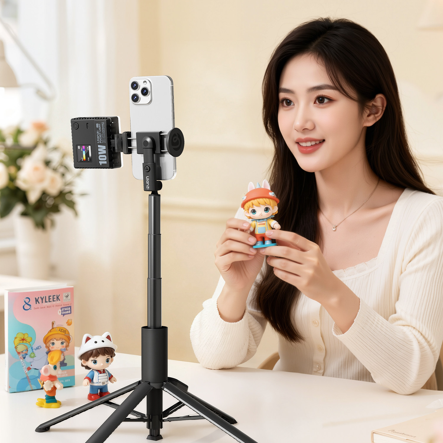 Ulanzi MT86 Automatic Pop-Up Phone Tripod S023 手機自拍三腳架 圖文描述 12