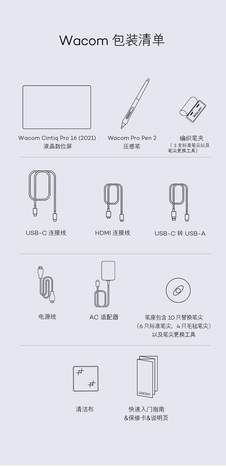 Wacom Cintiq Pro 16 (2021) DTH167K0C 圖文描述 09