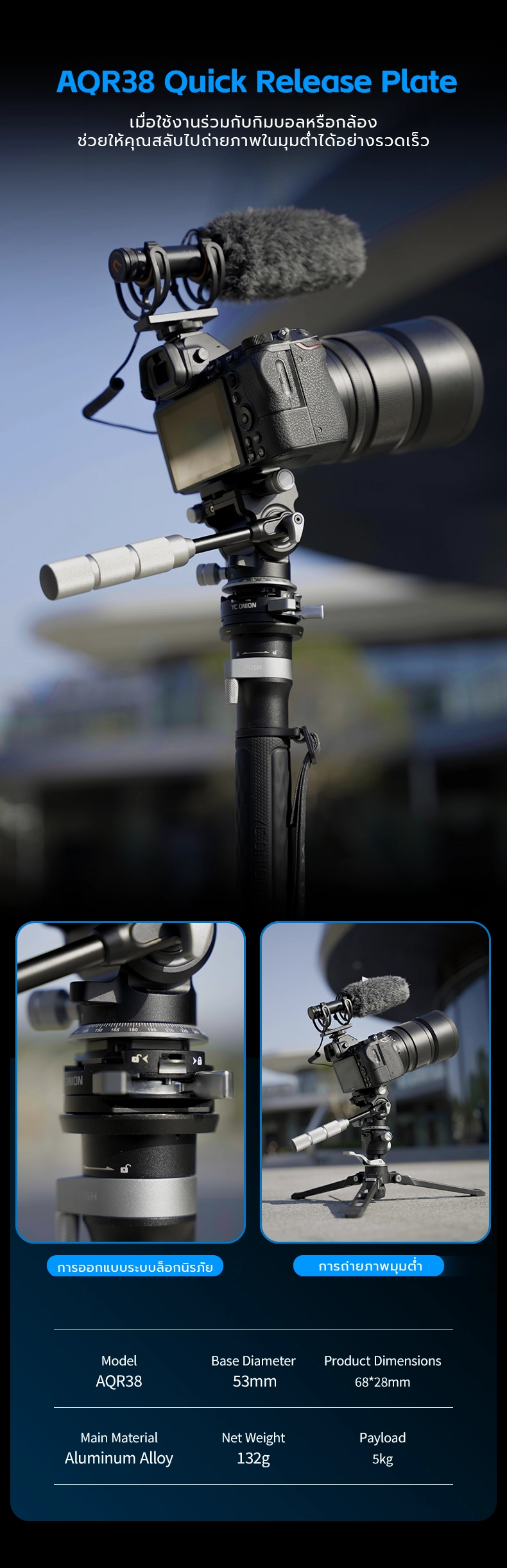 YC Onion 洋蔥工廠 AQR38 Quick Release Kit 快拆套件 官方圖文 01