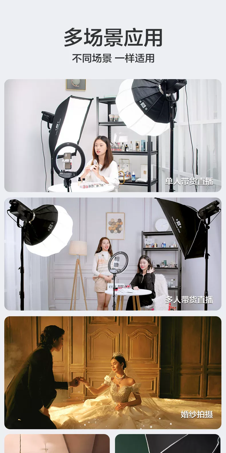 Nanlite 南光 FS-150B Bi-Color AC LED Monolight 雙色溫 LED 補光燈 圖文描述 03
