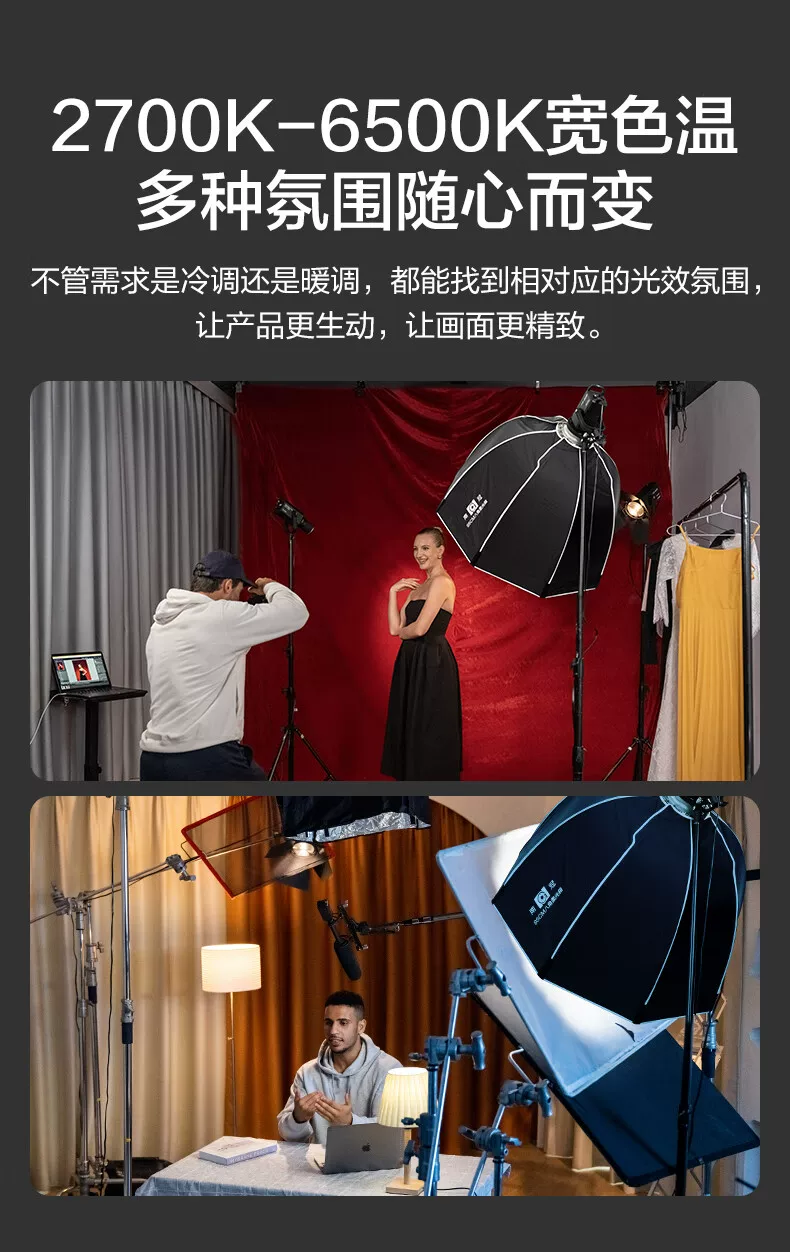 Nanlite 南光 FS-60B Bi-Color AC LED Monolight 雙色溫 LED 補光燈 圖文描述 05