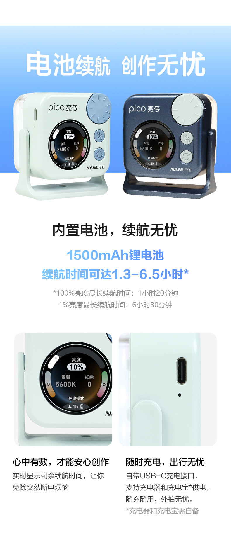 Nanlite pico RGBW 迷你口袋燈圖文介紹 16