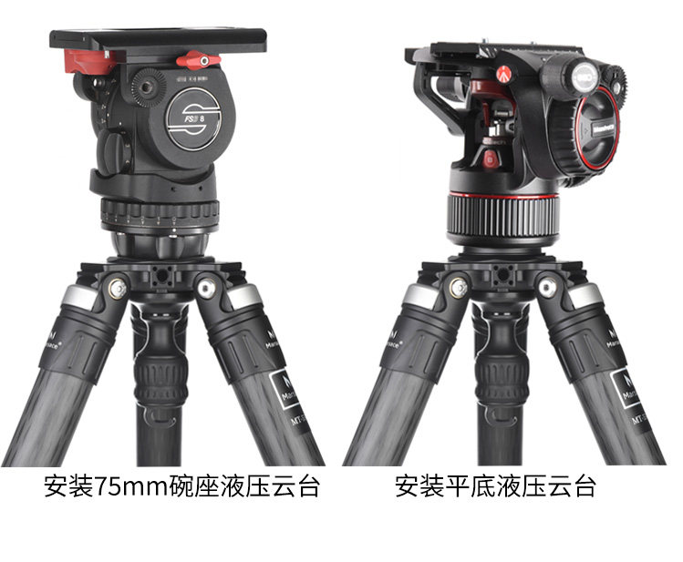 Marsace 馬小路 MT55SV 75mm Bowl Carbon Fibre Tripod 碳纖維攝錄三腳架（不含雲台） 圖文描述 09