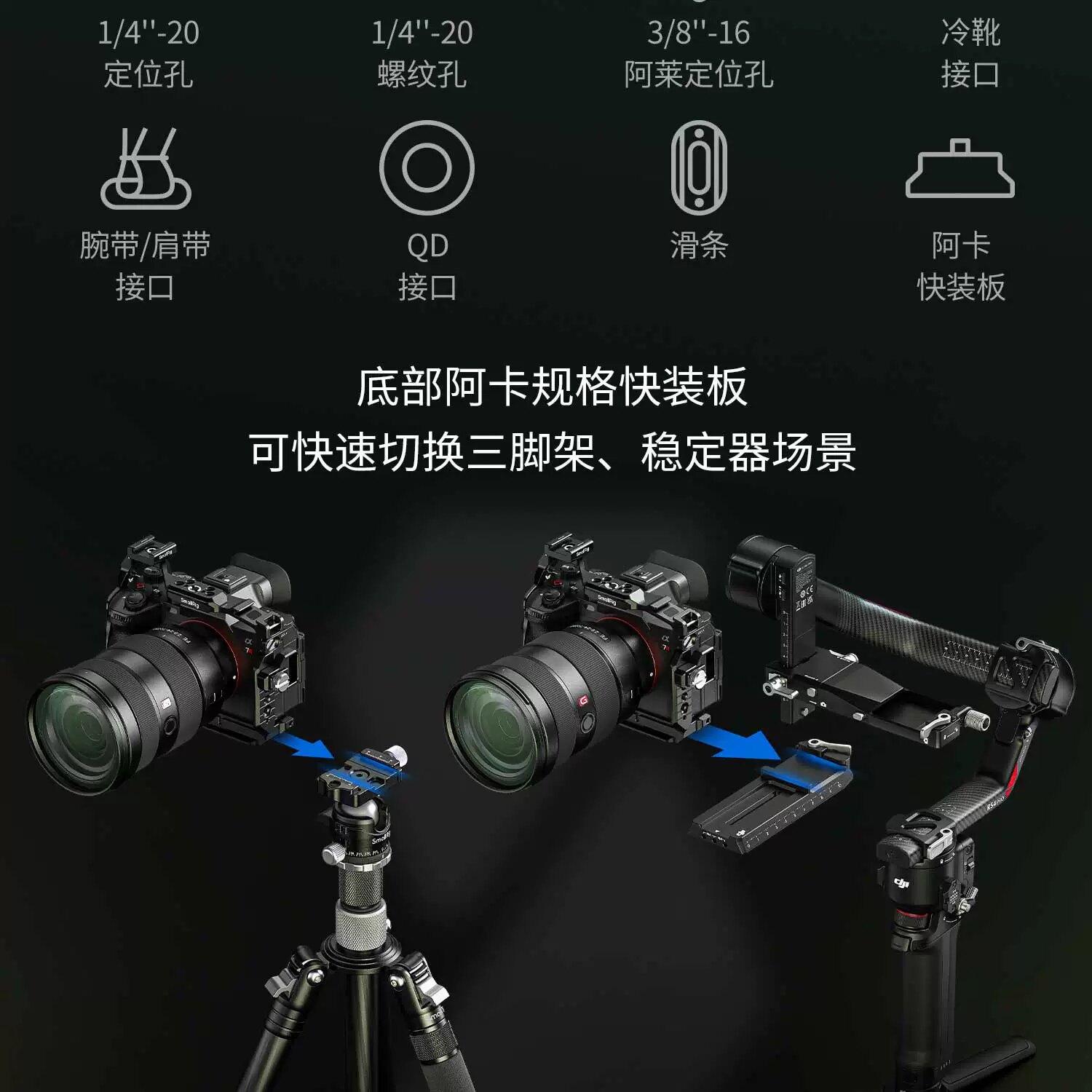 SmallRig 6706 L-Shaped Mount Plate for Sony Alpha 7R VI L型快拆板 圖文 07