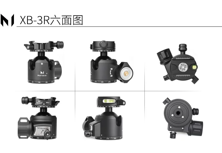 Marsace 馬小路 MT55S + XB-3R Columnless Carbon Fibre Tripod Kit 無中軸碳纖維三腳架雲台套裝 圖文描述 12