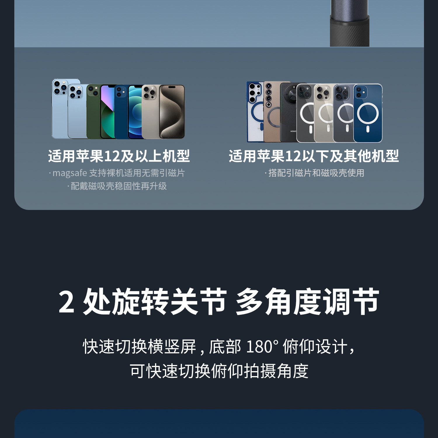 SmallRig 5156 Support with Cold Shoe Mount for Phones 磁吸手機冷靴支架 圖文描述 04