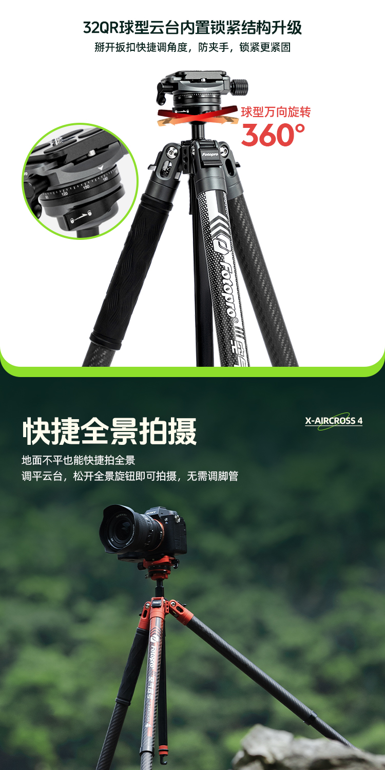 Fotopro X-Aircross 4 32QR Slate Gray 圖文描述 11