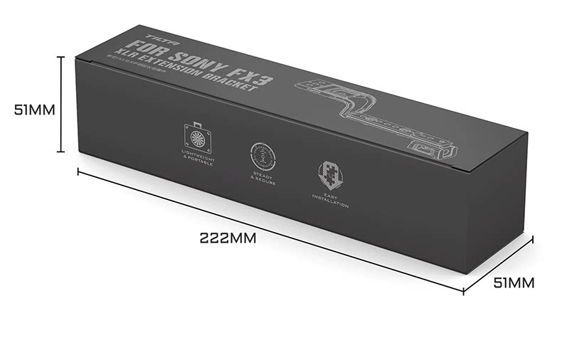 Tilta TA-T13-XLR-B Sony XLR-H1 頂手把延長支架 圖文描述 08