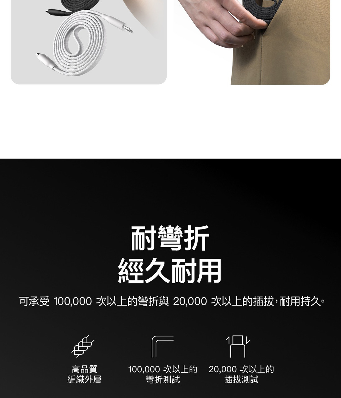 Belkin CAB027 BoostCharge Pro 240W Magnetic USB-C Cable 1M 圖文描述 11