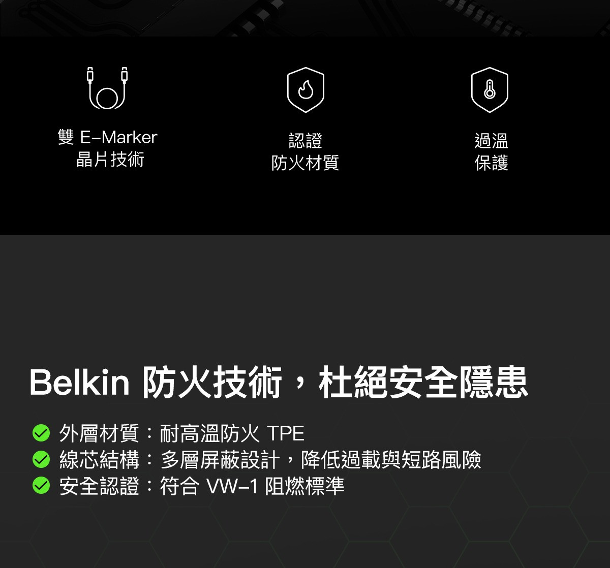 Belkin CAB028 BoostCharge Pro 240W Magnetic USB-C Cable 2M 圖文描述 18