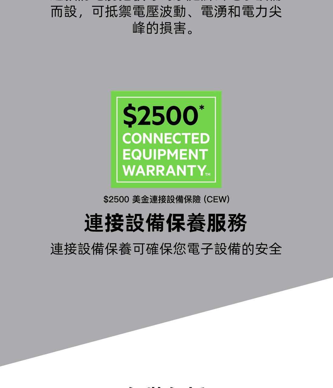 Belkin 8位防雷保護拖板（2個 USB-A｜2.4A｜2米） 圖文描述圖片 1 第 6 部分