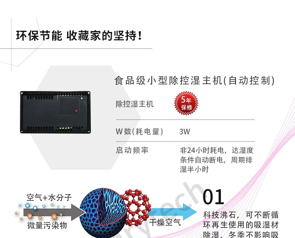 Eureka 收藏家 CD-24PK 20L 電子防潮箱 (粉紅色) 圖文描述 05