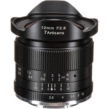 7artisans七工匠 12mm F2.8 第二世代 富士フイルムXマウント 七工匠、ミラーレスカメラ用超広角レンズ「7Artisans 12mm F2.8」など
