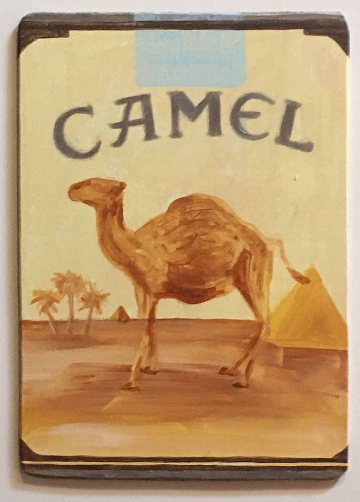 CAMEL CIGARETTES PACK - Cut-out - by Heidi Wolfe