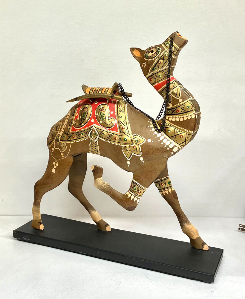 Hollow METAL CAMEL SCULPTURE - Origin unknown - Was $125 - NOW $50
