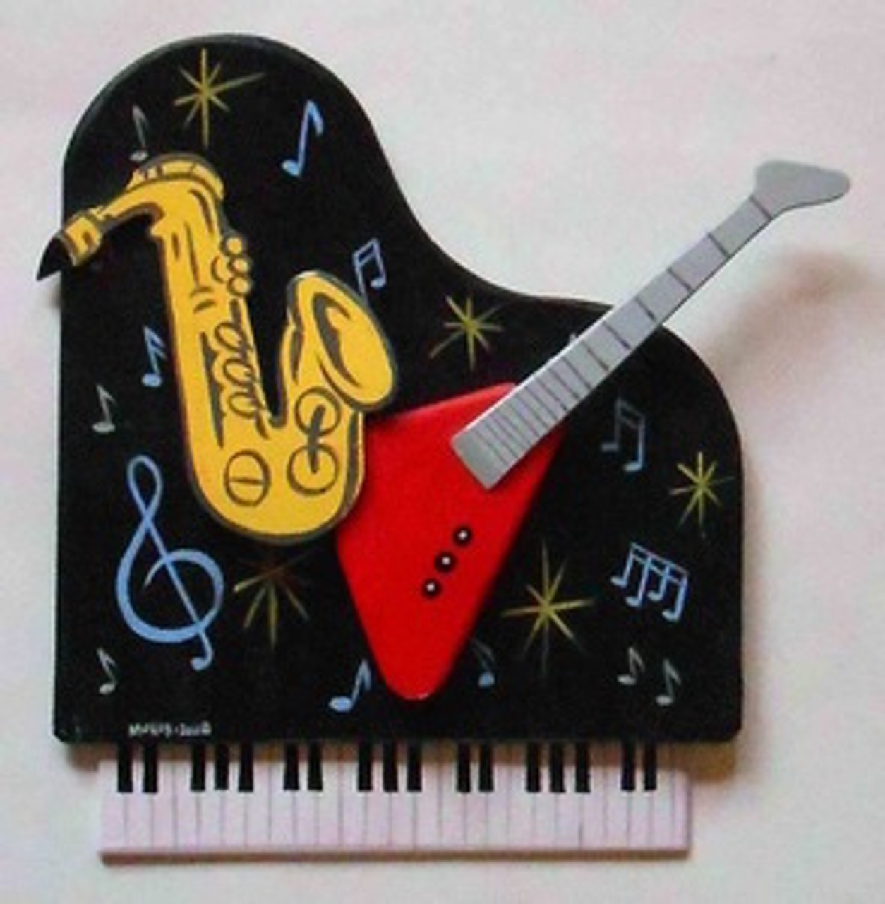Music Themed Folk Art