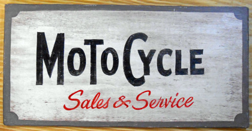 MOTO CYCLE Sales & Service - MOTORCYCLE SIGN