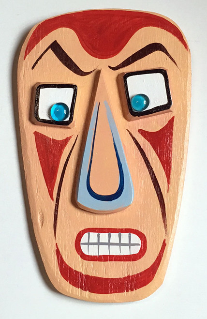 3-D WOOD WALL HANGING MASK by George Borum