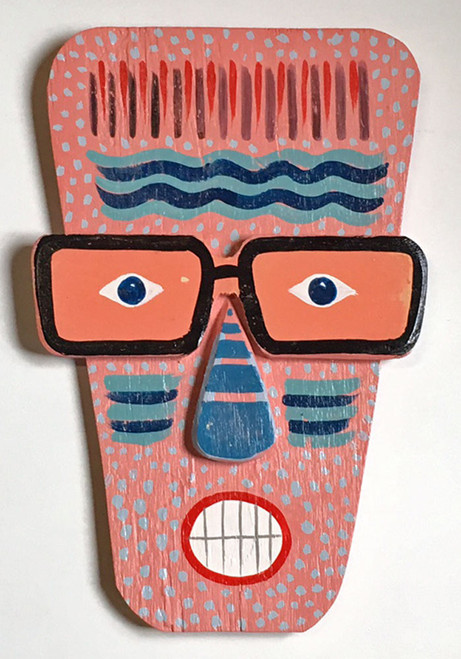 3-D WOOD WALL MASK #5 - George Borum