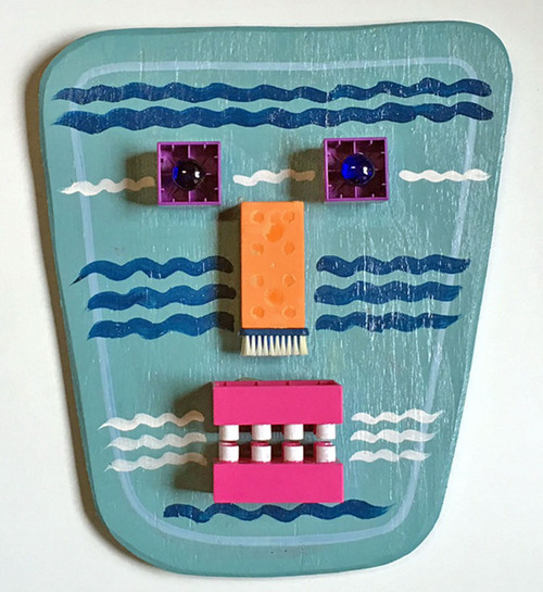 3-D WOOD WALL MASK #7 - by George Borum