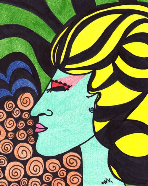 ROSANA PORTRAIT #294 by Nathania Garcia  - WAS $30 - NOW $15