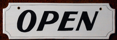 OPEN--CLOSED SIGN by George Borum