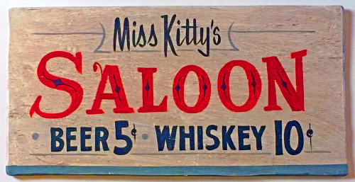 MISS KITTY'S SALOON - DODGE CITY KS - GUNSMOKE