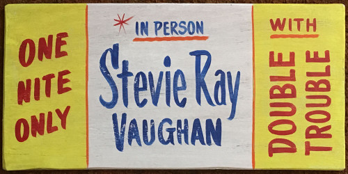 STEVIE RAY VAUGHAN Concert Poster